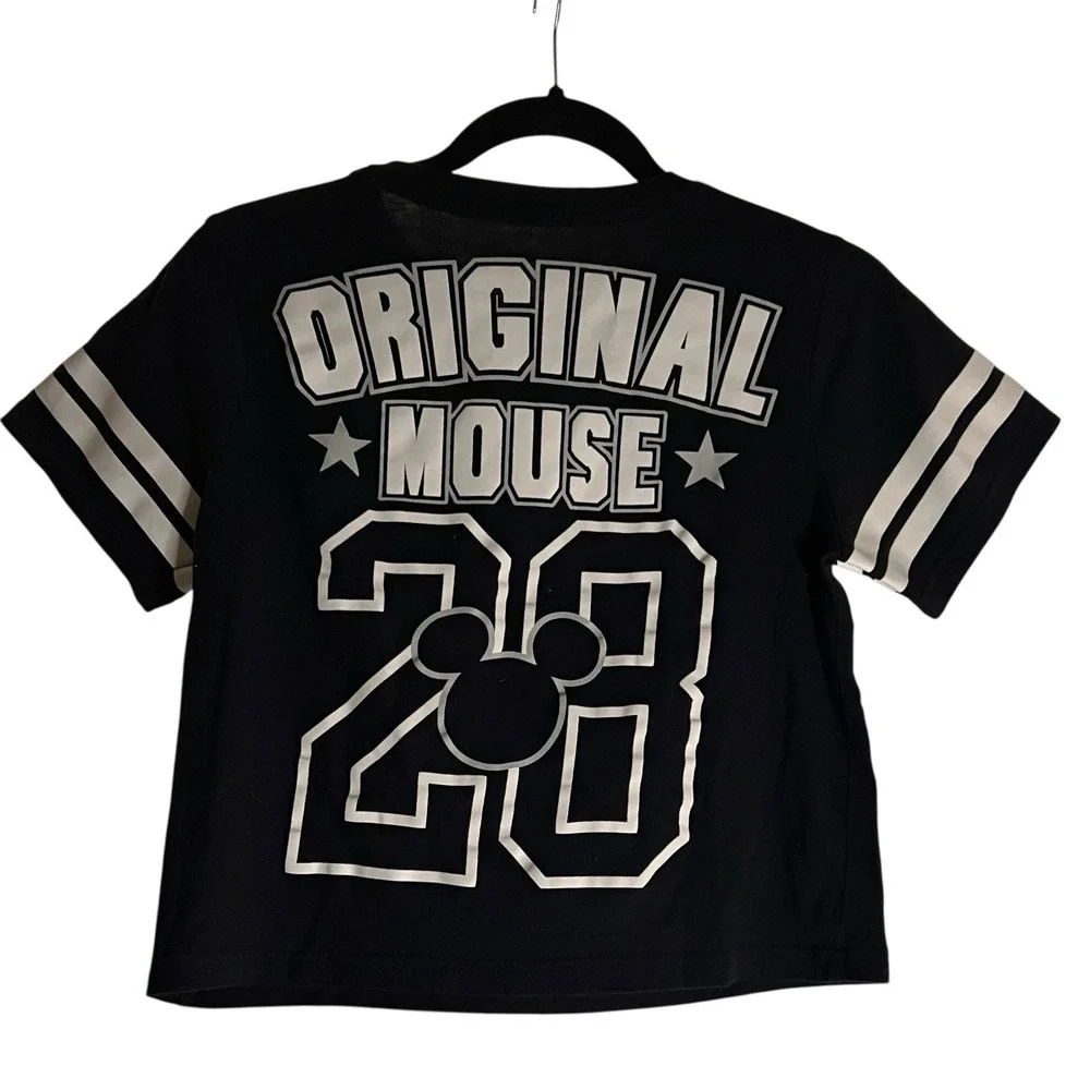 Mickey Mouse Original 28 Tshirt Sz Large Kids Black‎ Graphic Print